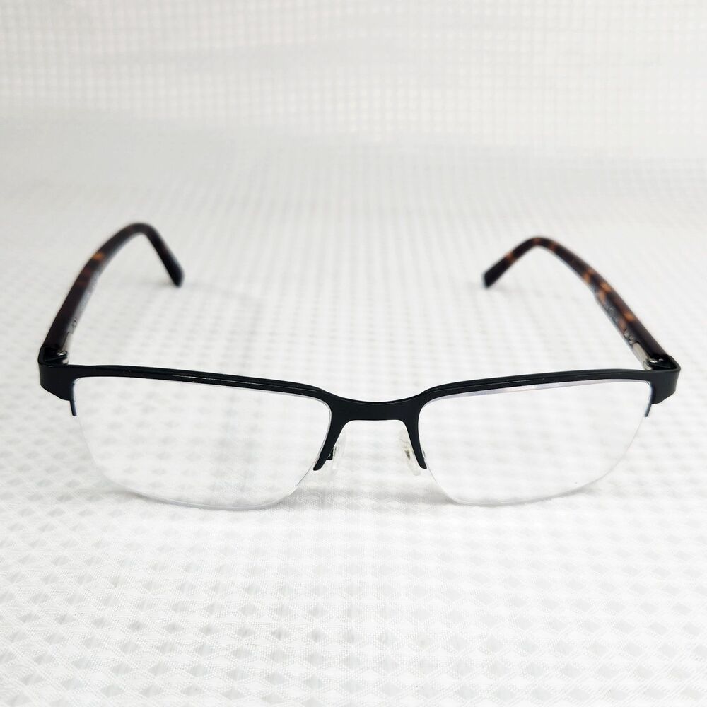 Lacoste L2279 201 Eyeglasses Frames 55-19-145 Black Tortoise Semi Rimless